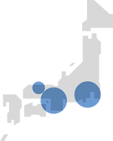 国内は3拠点で展開